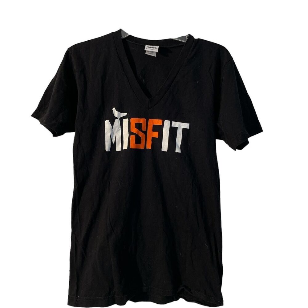Misfit Womens Black T-shirt San Francisco Giants by Adapt Size L